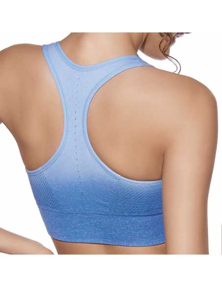 Montse Pedrosa | Sujetador Deportivo Diana de Selene color Azul Montse Pedrosa | Sujetador Deportivo Diana de Selene color Azul