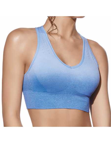 Montse Pedrosa | Sujetador Deportivo Diana de Selene color Azul Montse Pedrosa | Sujetador Deportivo Diana de Selene color Azul