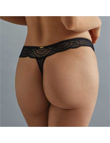 Montse Pedrosa | Tanga Giorgia 60801 de Selmark color Negro Montse Pedrosa | Tanga Giorgia 60801 de Selmark color Negro