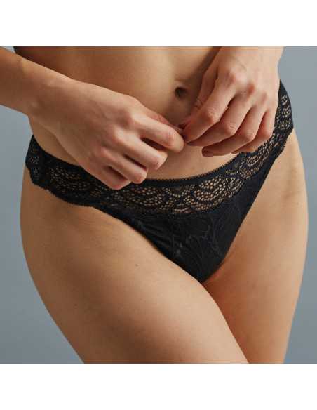 Montse Pedrosa | Tanga Giorgia 60801 de Selmark color Negro Montse Pedrosa | Tanga Giorgia 60801 de Selmark color Negro