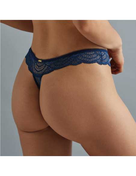 Montse Pedrosa | Tanga Giorgia 60801 de Selmark color Azul Montse Pedrosa | Tanga Giorgia 60801 de Selmark color Azul
