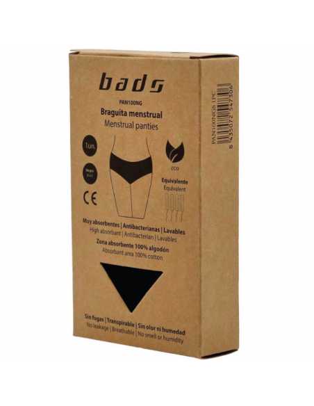 Montse Pedrosa | Braguitas Menstruales Bads - Pan 100ng color Negro Montse Pedrosa | Braguitas Menstruales Bads - Pan 100ng color Negro