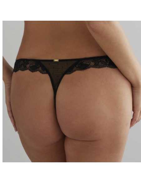 Montse Pedrosa | Tanga Filipa 30901 de Selmark color Negro Montse Pedrosa | Tanga Filipa 30901 de Selmark color Negro
