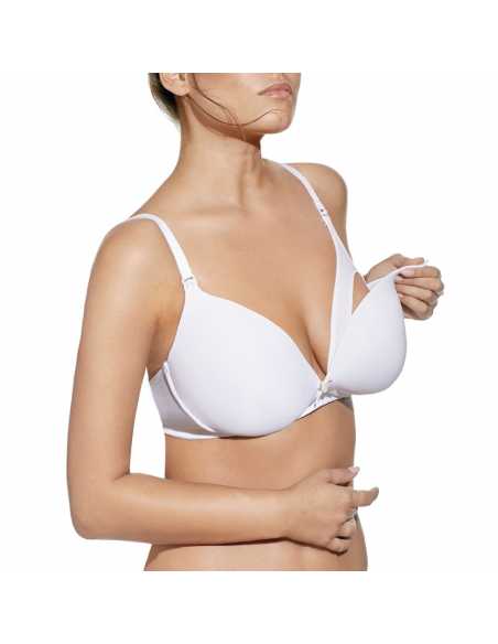Montse Pedrosa | Sujetador Alba C Sin Aros de Selenecolor color Blanco Montse Pedrosa | Sujetador Alba C Sin Aros de Selenecolor color Blanco