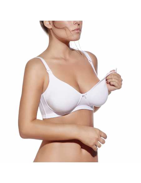 Montse Pedrosa | Sujetador Amanda C Sin Aros de Selene color Blanco Montse Pedrosa | Sujetador Amanda C Sin Aros de Selene color Blanco