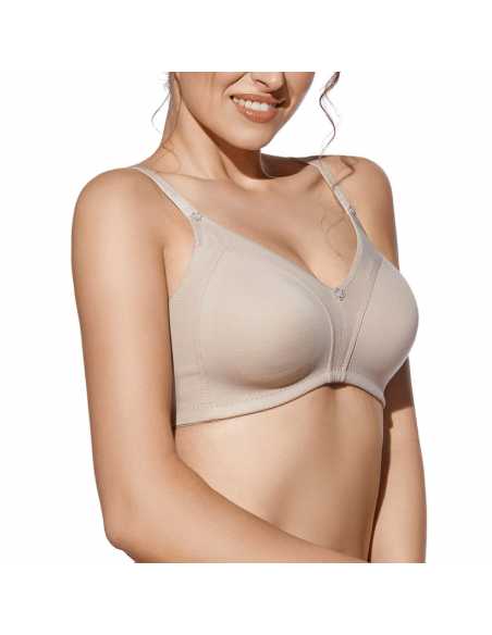 Montse Pedrosa | Sujetador Blanca C Sin Aros de Selene color Tierra Montse Pedrosa | Sujetador Blanca C Sin Aros de Selene color Tierra