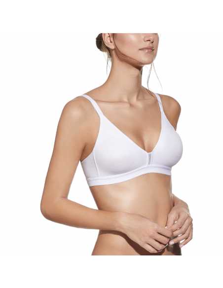 Montse Pedrosa | Sujetador Confort B Sin Aros de Selene color Blanco Montse Pedrosa | Sujetador Confort B Sin Aros de Selene color Blanco