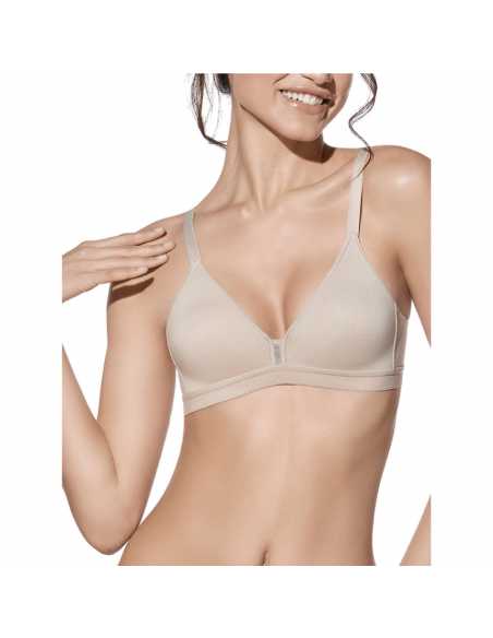 Montse Pedrosa | Sujetador Confort B Sin Aros de Selene color Tierra Montse Pedrosa | Sujetador Confort B Sin Aros de Selene color Tierra