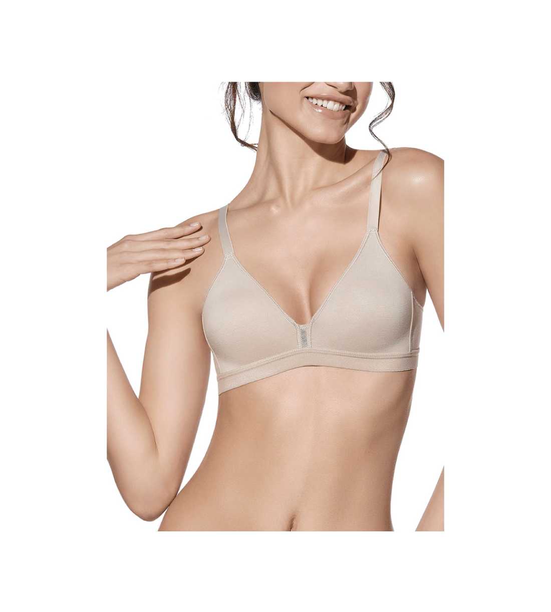 Montse Pedrosa | Sujetador Confort B Sin Aros de Selene color Tierra Montse Pedrosa | Sujetador Confort B Sin Aros de Selene color Tierra