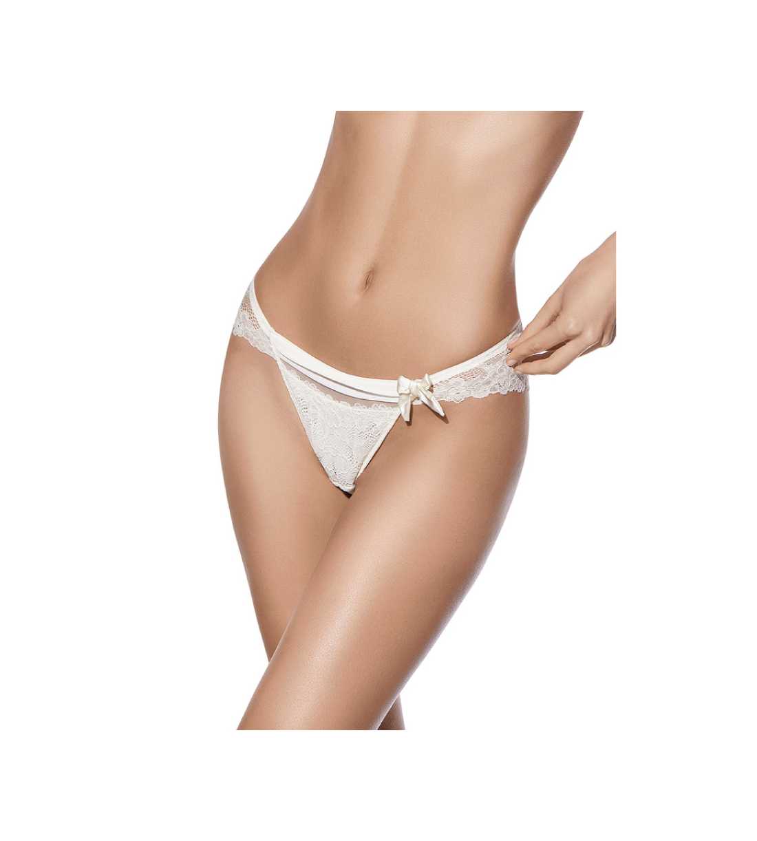 Montse Pedrosa | Tanga Carla de Selene color Marfil Montse Pedrosa | Tanga Carla de Selene color Marfil