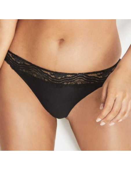 Montse Pedrosa | Tanga Ludovica 20901 de Selmark color Negro Montse Pedrosa | Tanga Ludovica 20901 de Selmark color Negro