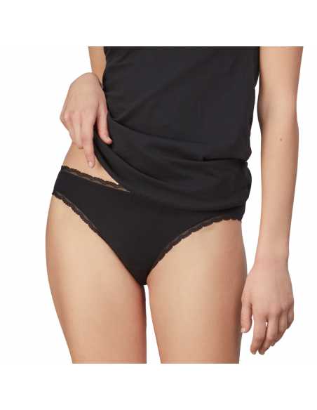 Montse Pedrosa | Braguita Algodón 33611 de Avet color Negro Montse Pedrosa | Braguita Algodón 33611 de Avet color Negro