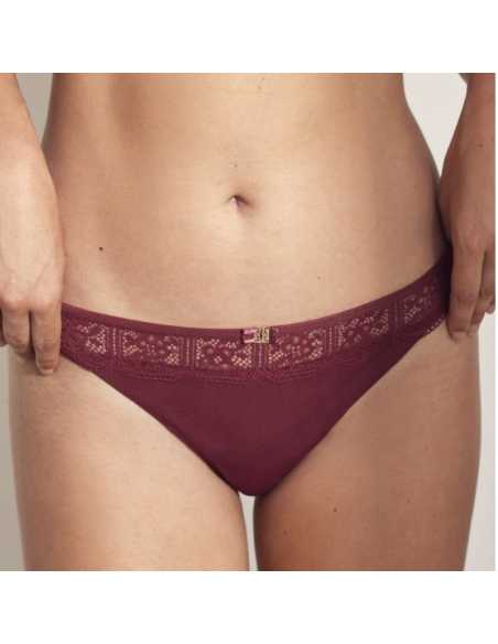 Montse Pedrosa | Tanga Nicole 50901 de Selmark color Burdeos Montse Pedrosa | Tanga Nicole 50901 de Selmark color Burdeos