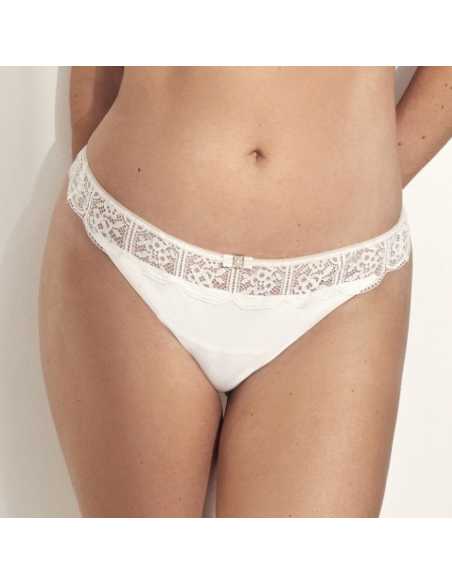 Montse Pedrosa | Tanga Nicole 50901 de Selmark color Marfil Montse Pedrosa | Tanga Nicole 50901 de Selmark color Marfil