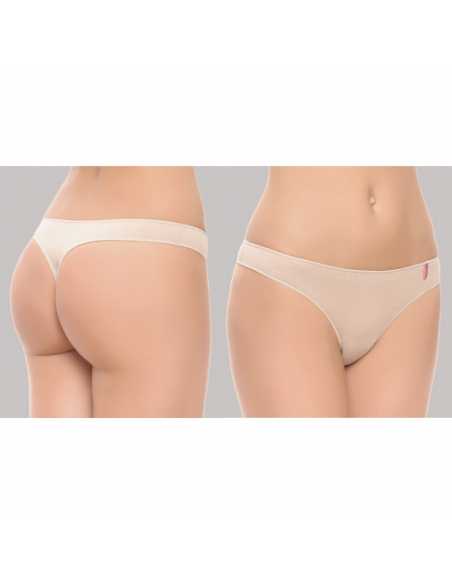 Montse Pedrosa | Pack 2 Tangas Algodón 770 de Naiara color Piel/Piel Montse Pedrosa | Pack 2 Tangas Algodón 770 de Naiara color Piel/Piel