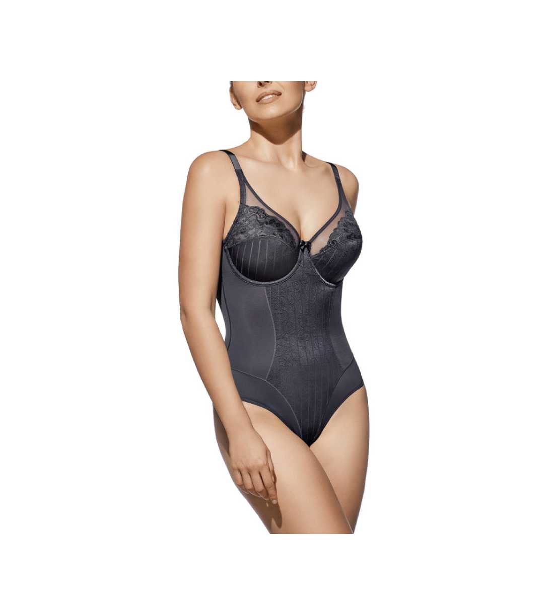 Montse Pedrosa | Body Mariluz de Selene color Gris Montse Pedrosa | Body Mariluz de Selene color Gris