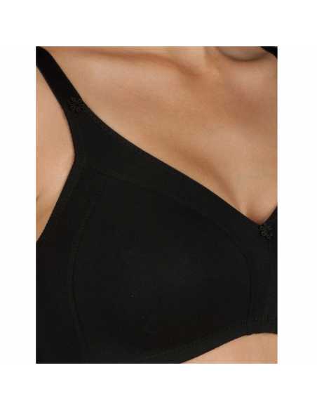 Montse Pedrosa | Sujetador Caricia C Protésico Sin Aros de Selene color Negro Montse Pedrosa | Sujetador Caricia C Protésico Sin Aros de Selene color Negro