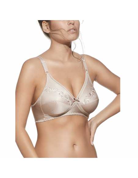 Montse Pedrosa | Sujetador Evanna B Sin Aros de Selene color Tierra Montse Pedrosa | Sujetador Evanna B Sin Aros de Selene color Tierra