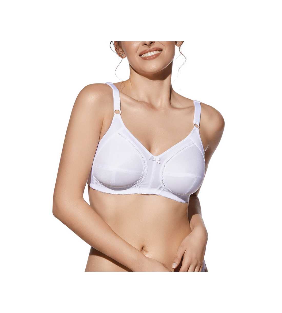 Montse Pedrosa | Sujetador Maite B Sin Aros de Selene color Blanco Montse Pedrosa | Sujetador Maite B Sin Aros de Selene color Blanco