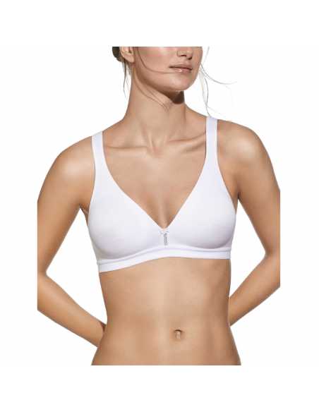 Montse Pedrosa | Sujetador Olimpia B Sin Aros de Selene color Blanco Montse Pedrosa | Sujetador Olimpia B Sin Aros de Selene color Blanco