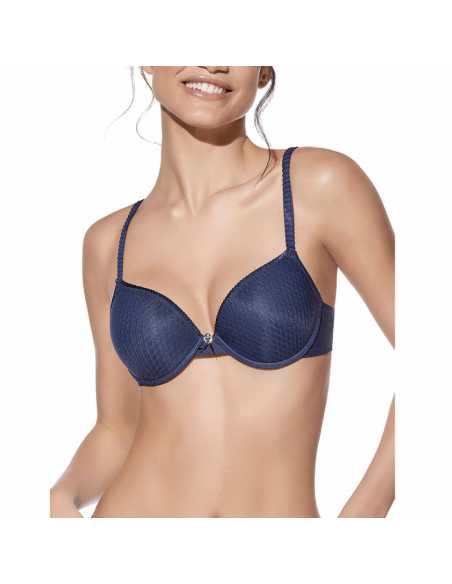 Montse Pedrosa | Sujetador  Push Up Sonia B de Selene color Marino Montse Pedrosa | Sujetador  Push Up Sonia B de Selene color Marino