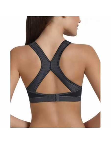 Montse Pedrosa | Sujetador deportivo DynamiX Star 5537 Maximum Support de Anita color Gris Claro Montse Pedrosa | Sujetador deportivo DynamiX Star 5537 Maximum Support de Anita color Gris Claro