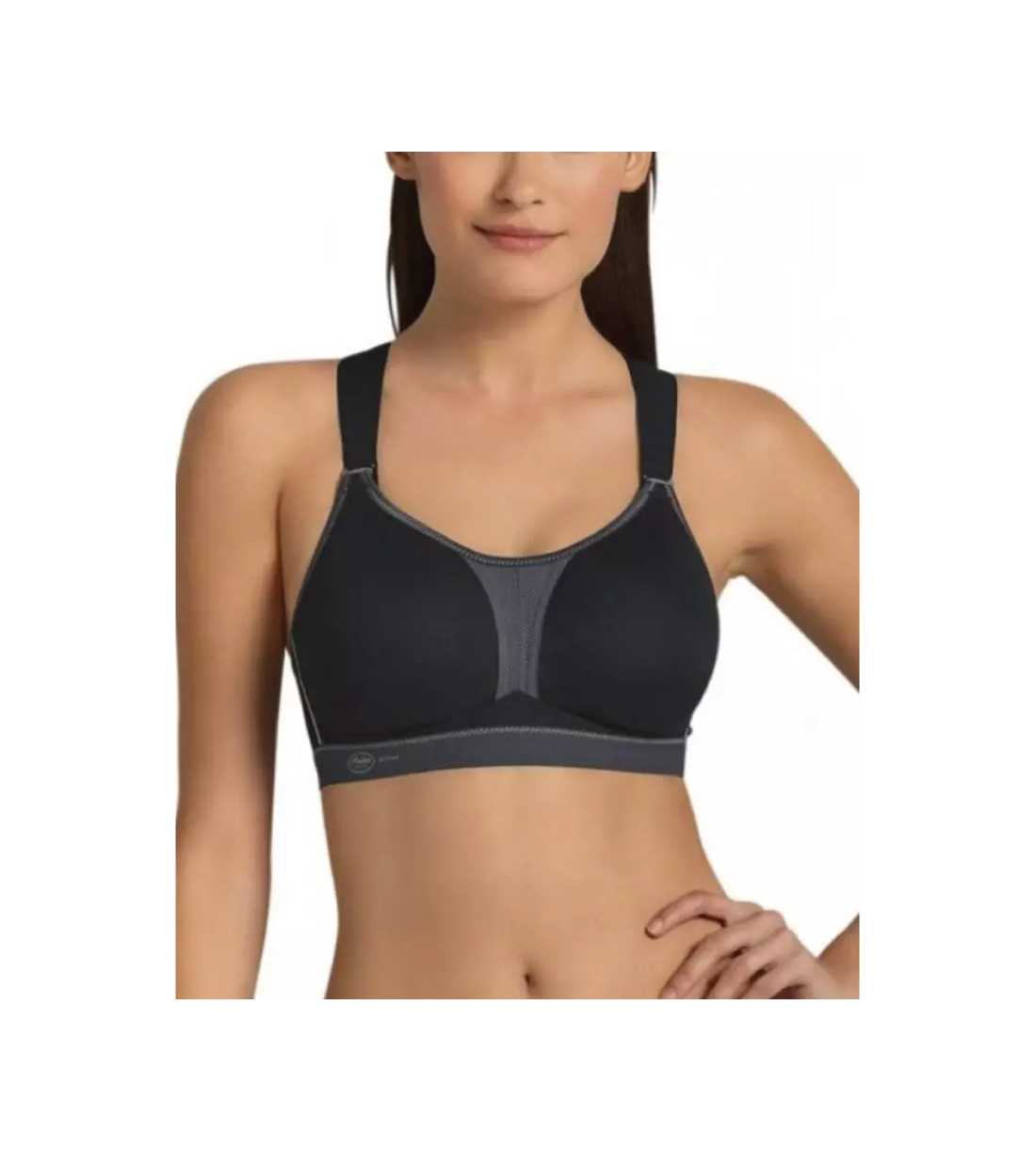 Montse Pedrosa | Sujetador deportivo DynamiX Star 5537 Maximum Support de Anita color Antracita Montse Pedrosa | Sujetador deportivo DynamiX Star 5537 Maximum Support de Anita color Antracita