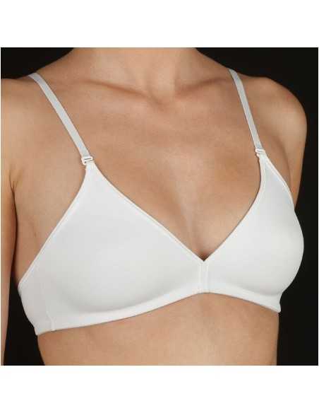 Montse Pedrosa | Sujetador Begoña B Sin Aros de Selene color Blanco Montse Pedrosa | Sujetador Begoña B Sin Aros de Selene color Blanco