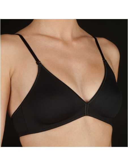 Montse Pedrosa | Sujetador Begoña B Sin Aros de Selene color Negro Montse Pedrosa | Sujetador Begoña B Sin Aros de Selene color Negro