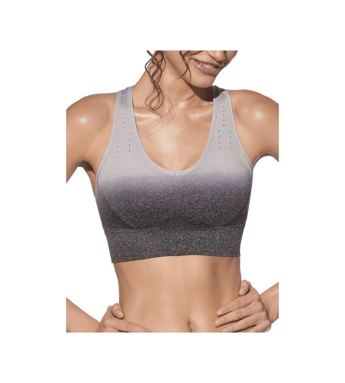 Montse Pedrosa | Sujetador Deportivo Diana de Selene color Gris Montse Pedrosa | Sujetador Deportivo Diana de Selene color Gris