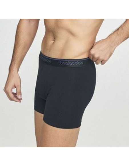 Montse Pedrosa | Pack 2 Bóxers PB 72 Negro A/Verde de Don Algodón Montse Pedrosa | Pack 2 Bóxers PB 72 Negro A/Verde de Don Algodón