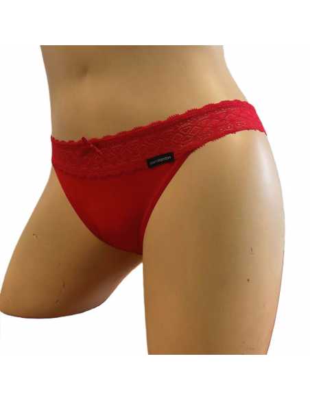 Montse Pedrosa | Pack 2 Tangas RL 112 Marino/Rojo de Don Algodón Montse Pedrosa | Pack 2 Tangas RL 112 Marino/Rojo de Don Algodón