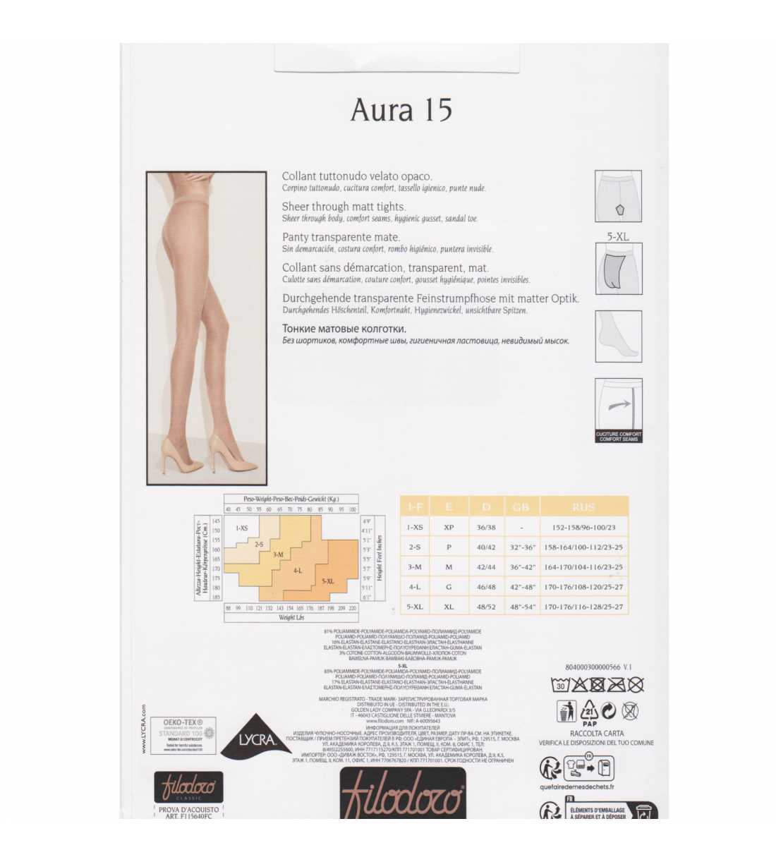 Montse Pedrosa | Panty Aura 15 de Filodoro Montse Pedrosa | Panty Aura 15 de Filodoro