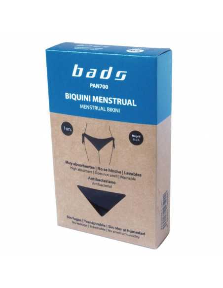 Montse Pedrosa | Biquini Menstrual Bads - PAN700 color Negro Montse Pedrosa | Biquini Menstrual Bads - PAN700 color Negro