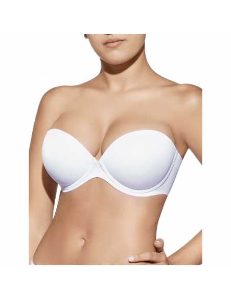 Montse Pedrosa | Sujetador Tania B Push Up de Selene color Blanco Montse Pedrosa | Sujetador Tania B Push Up de Selene color Blanco