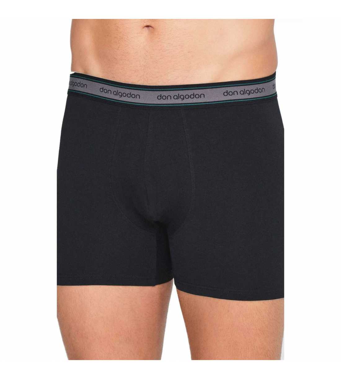 Montse Pedrosa | Pack 2 Bóxers PB 73 Negro/Marino de Don Algodón Montse Pedrosa | Pack 2 Bóxers PB 73 Negro/Marino de Don Algodón