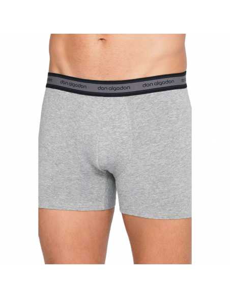 Montse Pedrosa | Pack 2 Bóxers PB 73 Gris/Negro de Don Algodón Montse Pedrosa | Pack 2 Bóxers PB 73 Gris/Negro de Don Algodón