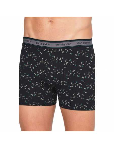 Montse Pedrosa | Pack 2 Bóxers PB 73 Gris/Negro de Don Algodón Montse Pedrosa | Pack 2 Bóxers PB 73 Gris/Negro de Don Algodón