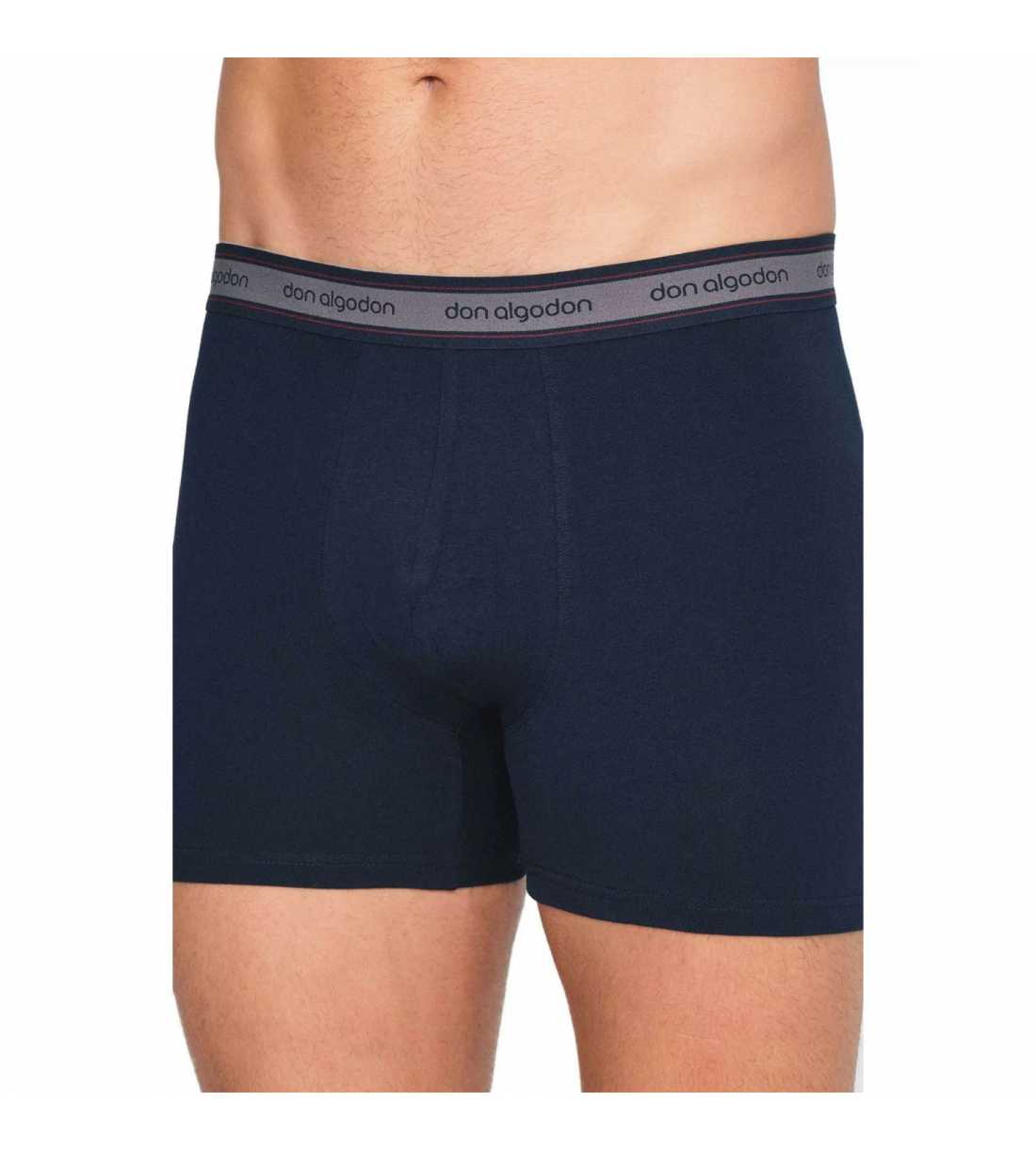 Montse Pedrosa | Pack 2 Bóxers PB 73 Marino/Gris de Don Algodón Montse Pedrosa | Pack 2 Bóxers PB 73 Marino/Gris de Don Algodón