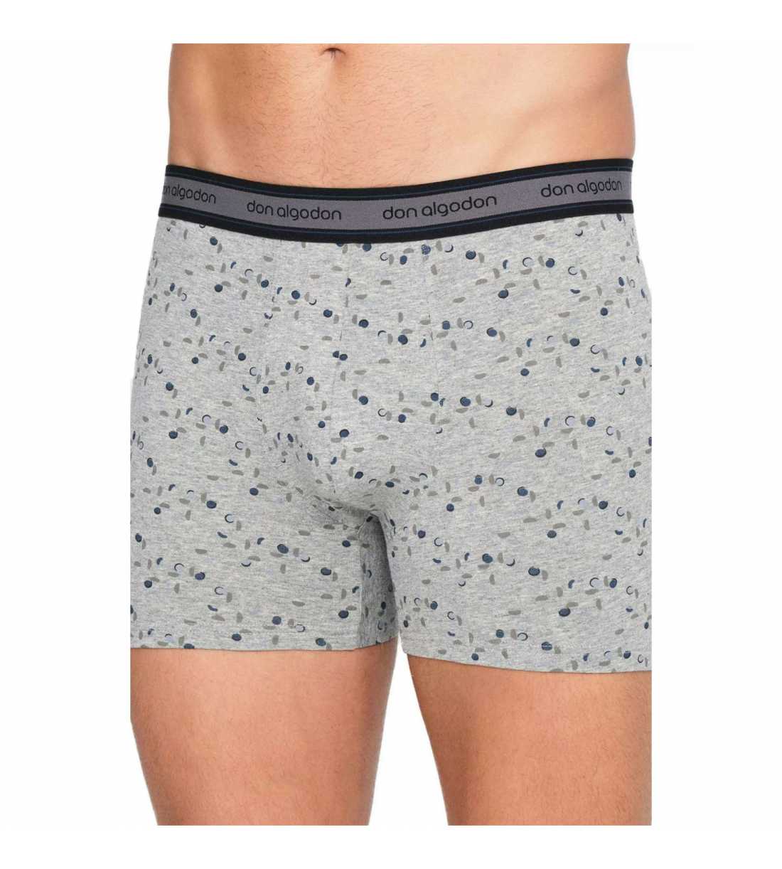 Montse Pedrosa | Pack 2 Bóxers PB 73 Marino/Gris de Don Algodón Montse Pedrosa | Pack 2 Bóxers PB 73 Marino/Gris de Don Algodón