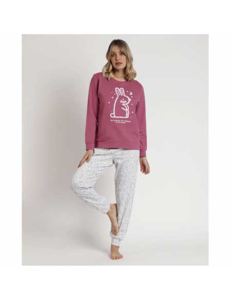 Montse Pedrosa | Pijama Bunnies On The Moon 62599 de Admas en color Unico Montse Pedrosa | Pijama Bunnies On The Moon 62599 de Admas en color Unico