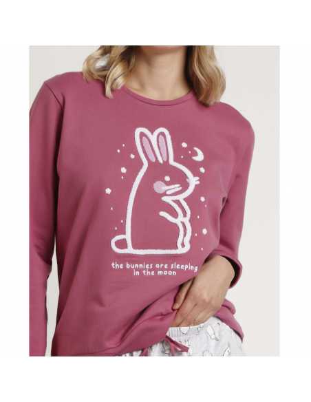 Montse Pedrosa | Pijama Bunnies On The Moon 62599 de Admas en color Unico Montse Pedrosa | Pijama Bunnies On The Moon 62599 de Admas en color Unico