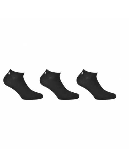 Montse Pedrosa | Pack 3 Calcetines invisibles F9100 FILA Blanco en color Negro Montse Pedrosa | Pack 3 Calcetines invisibles F9100 FILA Blanco en color Negro