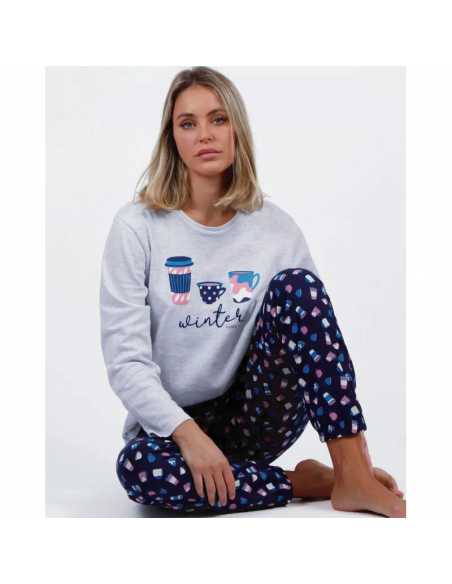 Montse Pedrosa | Pijama Winter Cozy Drink 60215 de Admas color Unico Montse Pedrosa | Pijama Winter Cozy Drink 60215 de Admas color Unico