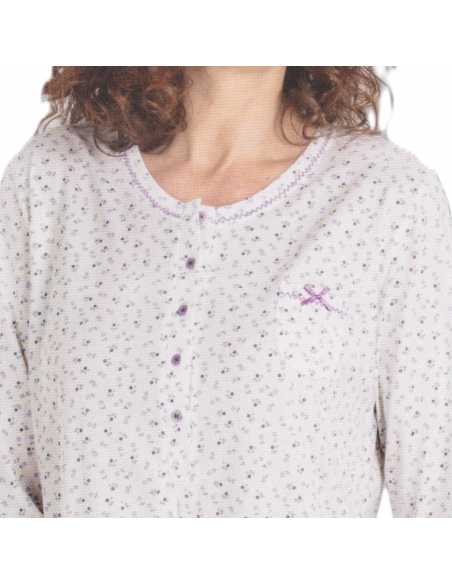 Montse Pedrosa | Camisón 3470 de Pettrus en color único Montse Pedrosa | Camisón 3470 de Pettrus en color único