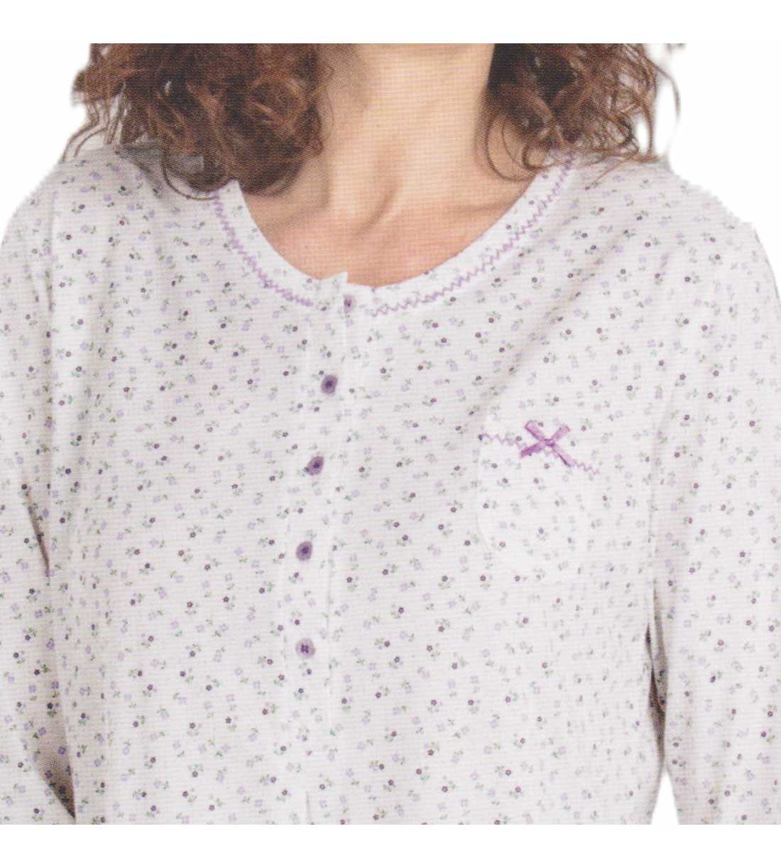 Montse Pedrosa | Camisón 3470 de Pettrus en color único Montse Pedrosa | Camisón 3470 de Pettrus en color único