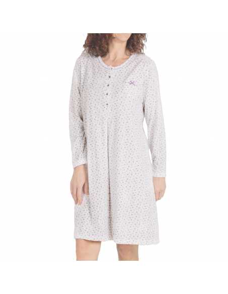 Montse Pedrosa | Camisón 3470 de Pettrus en color único Montse Pedrosa | Camisón 3470 de Pettrus en color único