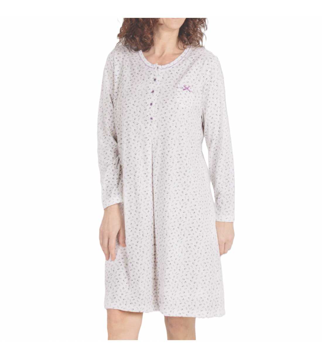 Montse Pedrosa | Camisón 3470 de Pettrus en color único Montse Pedrosa | Camisón 3470 de Pettrus en color único