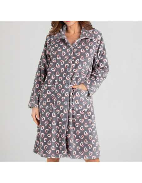 Montse Pedrosa | Bata Coralina 3503 de Pettrus color Unico Montse Pedrosa | Bata Coralina 3503 de Pettrus color Unico