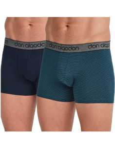 Montse Pedrosa | Pack 2 Bóxers PB03 Verd/Mari de Don Algodón